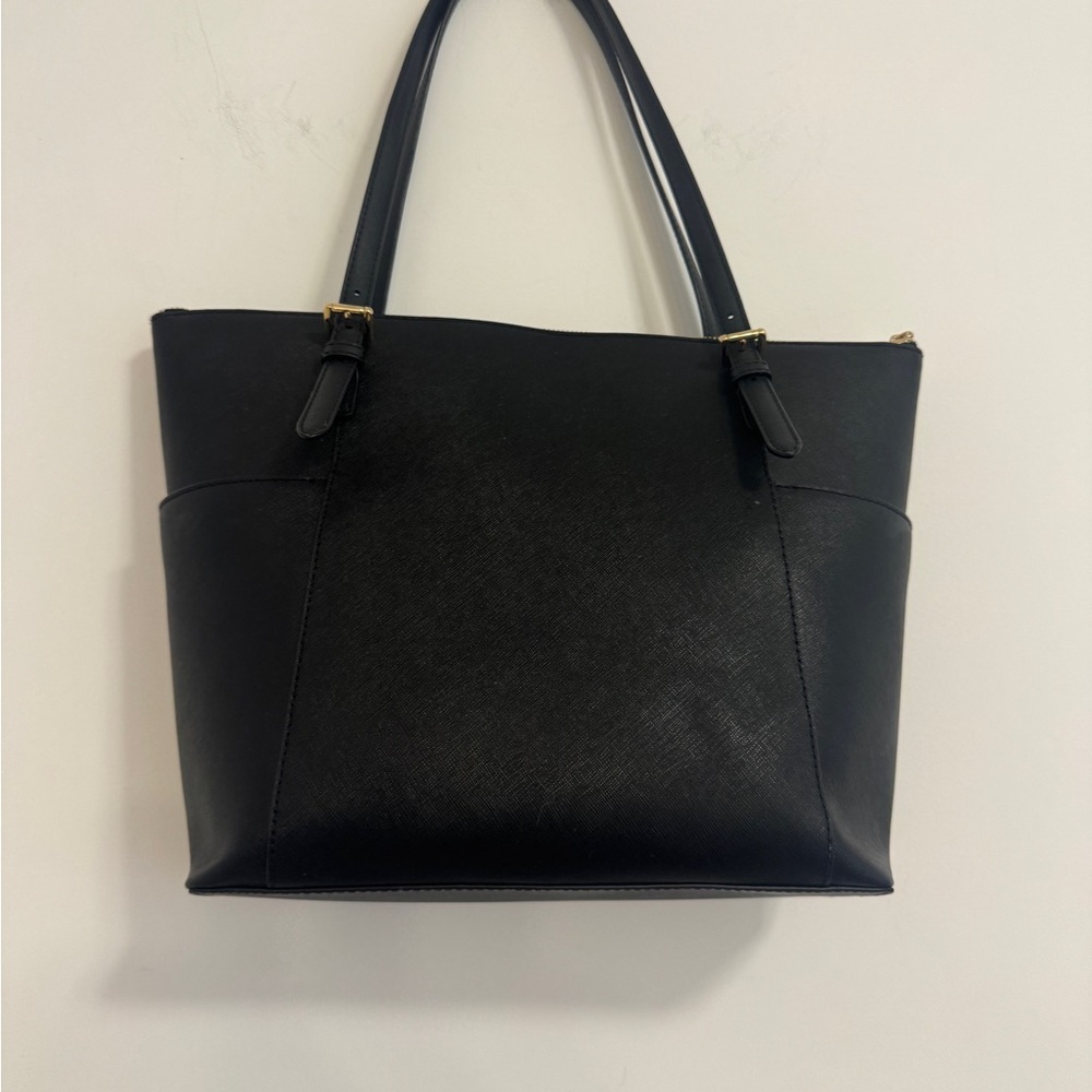 Michael Kors Black Leather Tote - Picture 3 of 5
